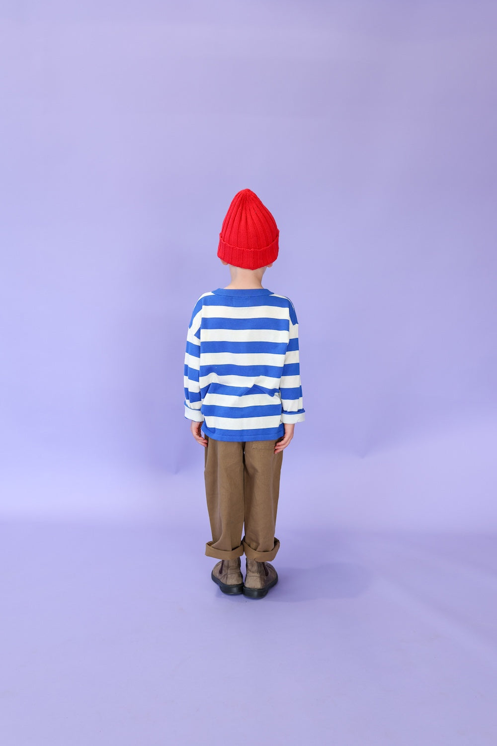 Stripe Long Sleeve Knitted Tee