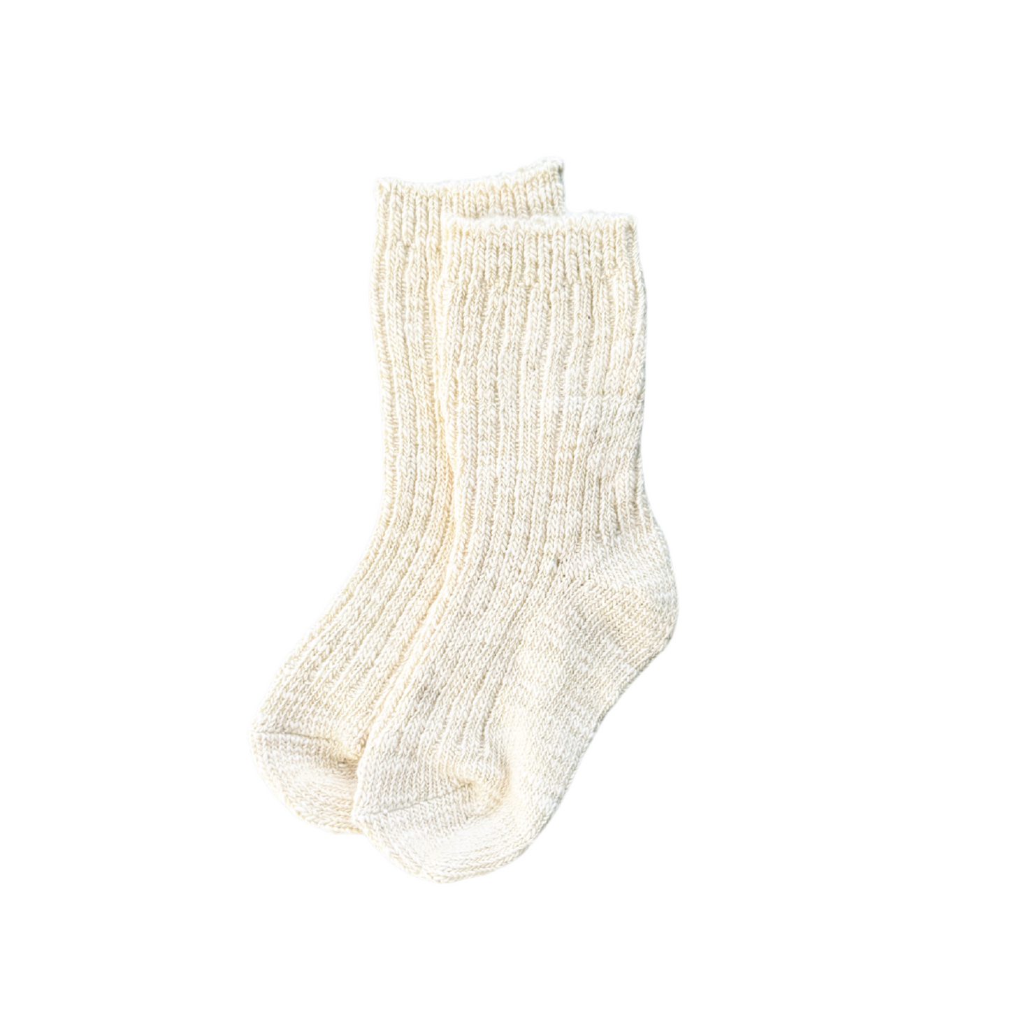 Chunky Rib Sock - Milk