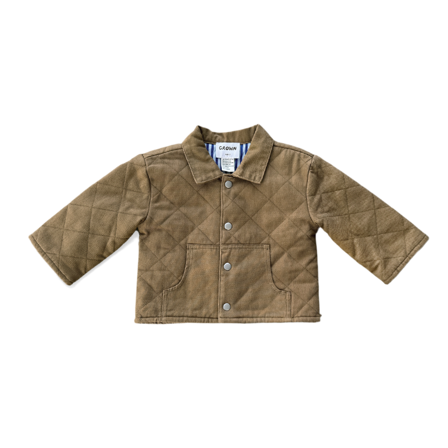 Organic Quilted Denim Jacket