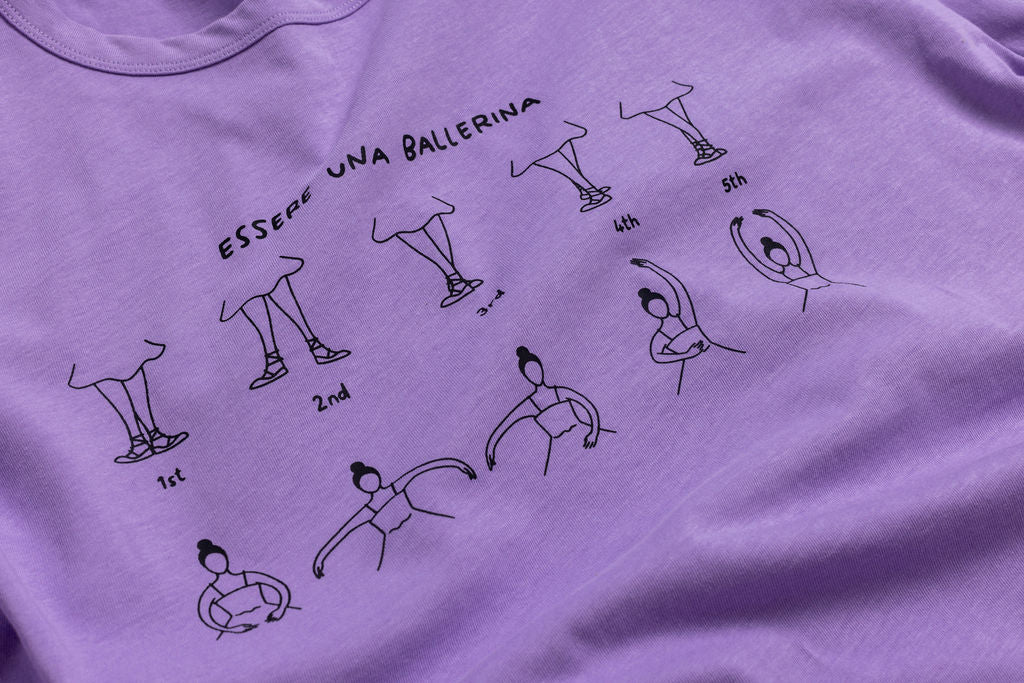 The Ballerina Tee - Lilac