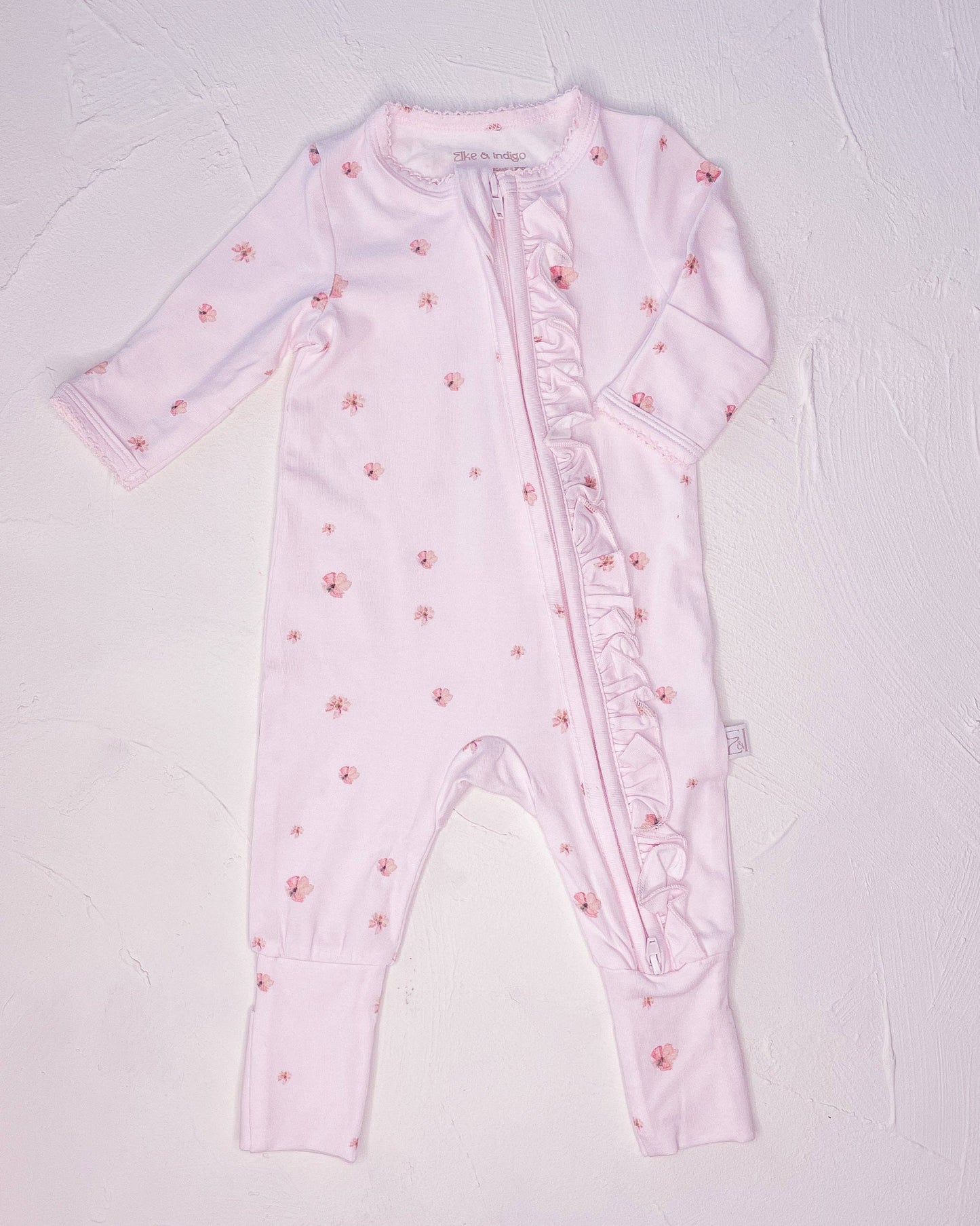 Bamboo/Organic Cotton Oakleigh Onesie - Blossom