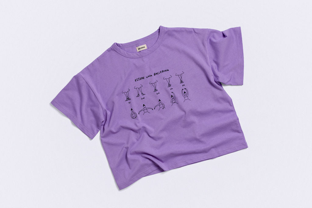 The Ballerina Tee - Lilac