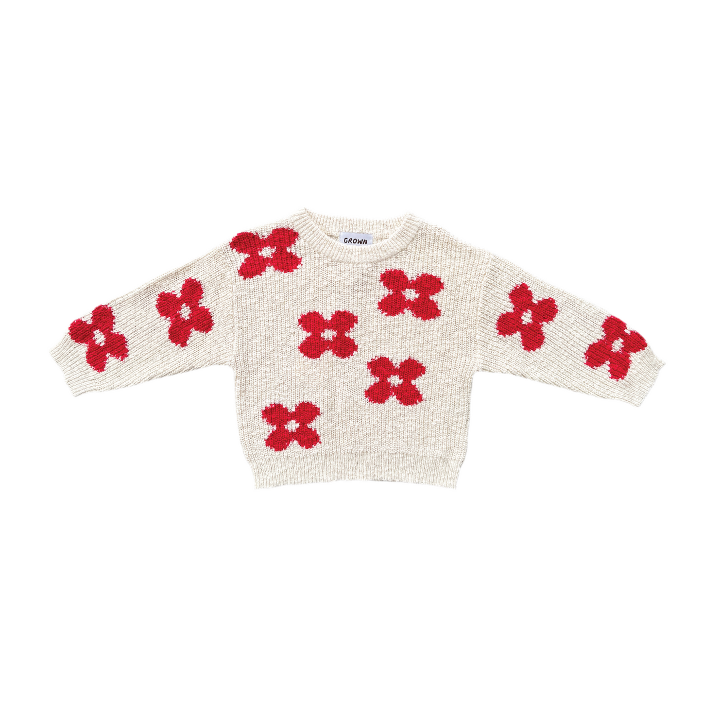 Knitted Posy Pull Over