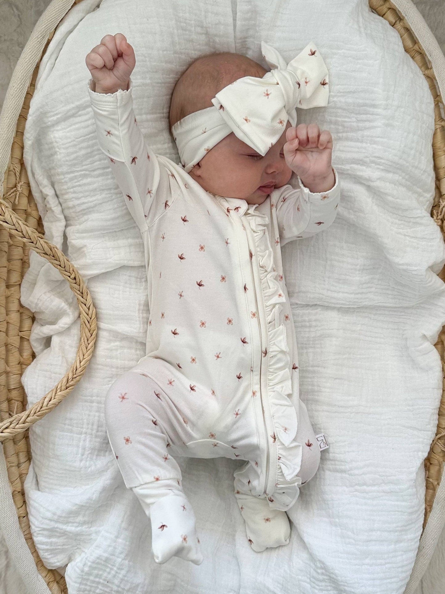 Bamboo/Organic Cotton Oakleigh Onesie - Audrey