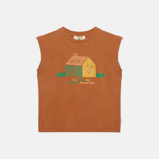 The house no sleeve tshirt
