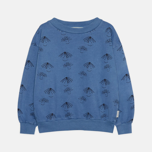 Happy faces all over sweatshirt
