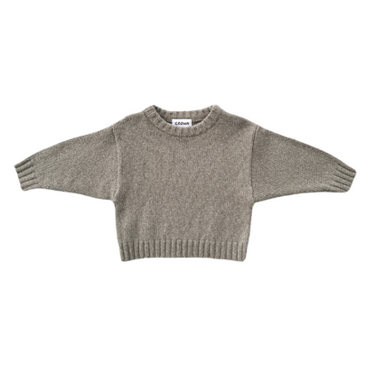 Merino Blend Everyday Pull Over - Grey