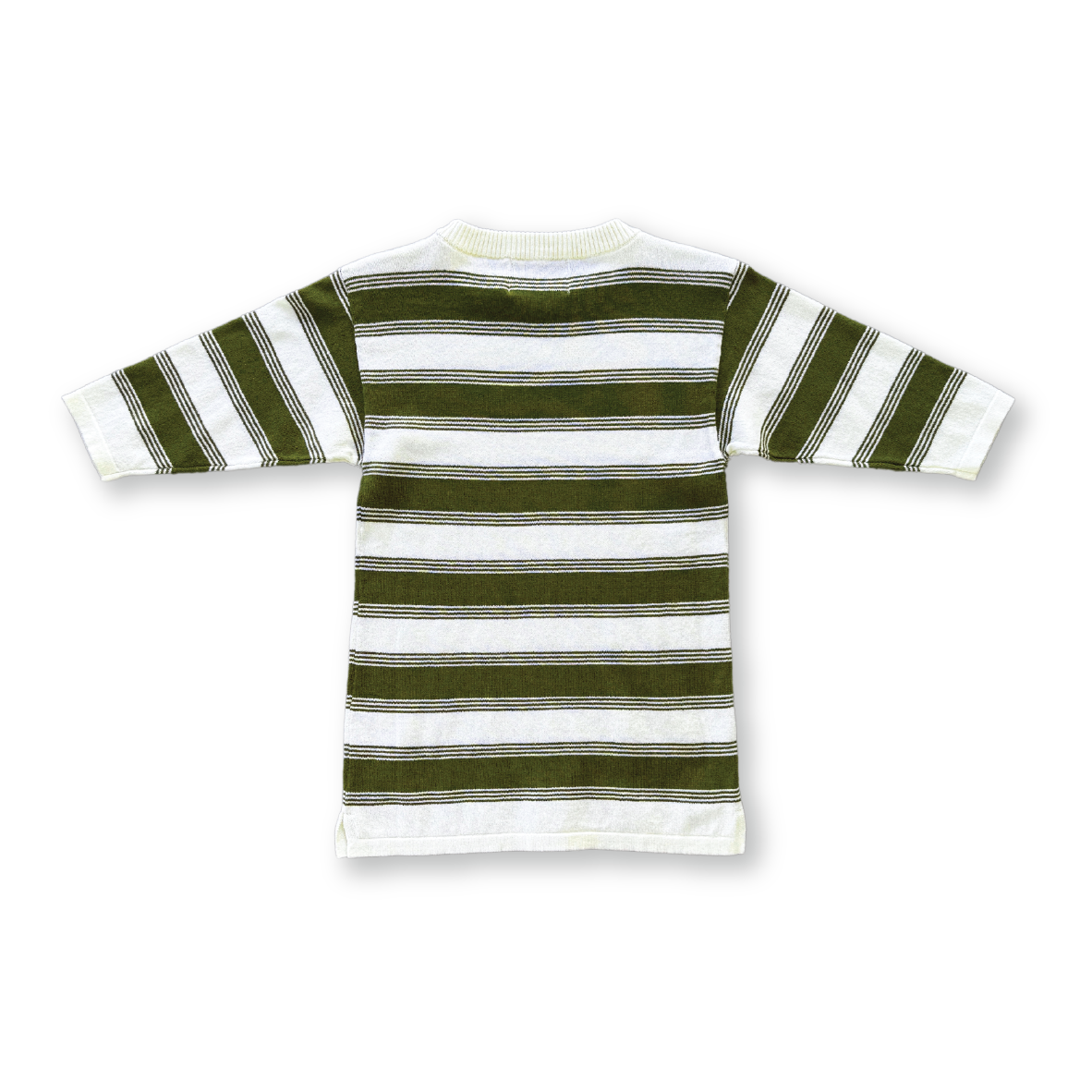 Organic 7-Stripe Dress - Herb