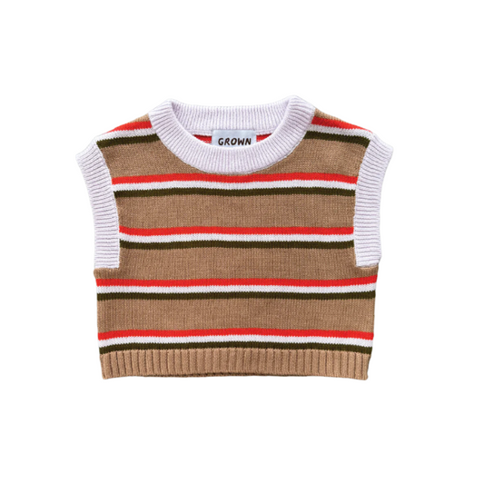Organic Striped Vest