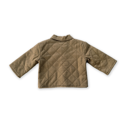 Organic Quilted Denim Jacket